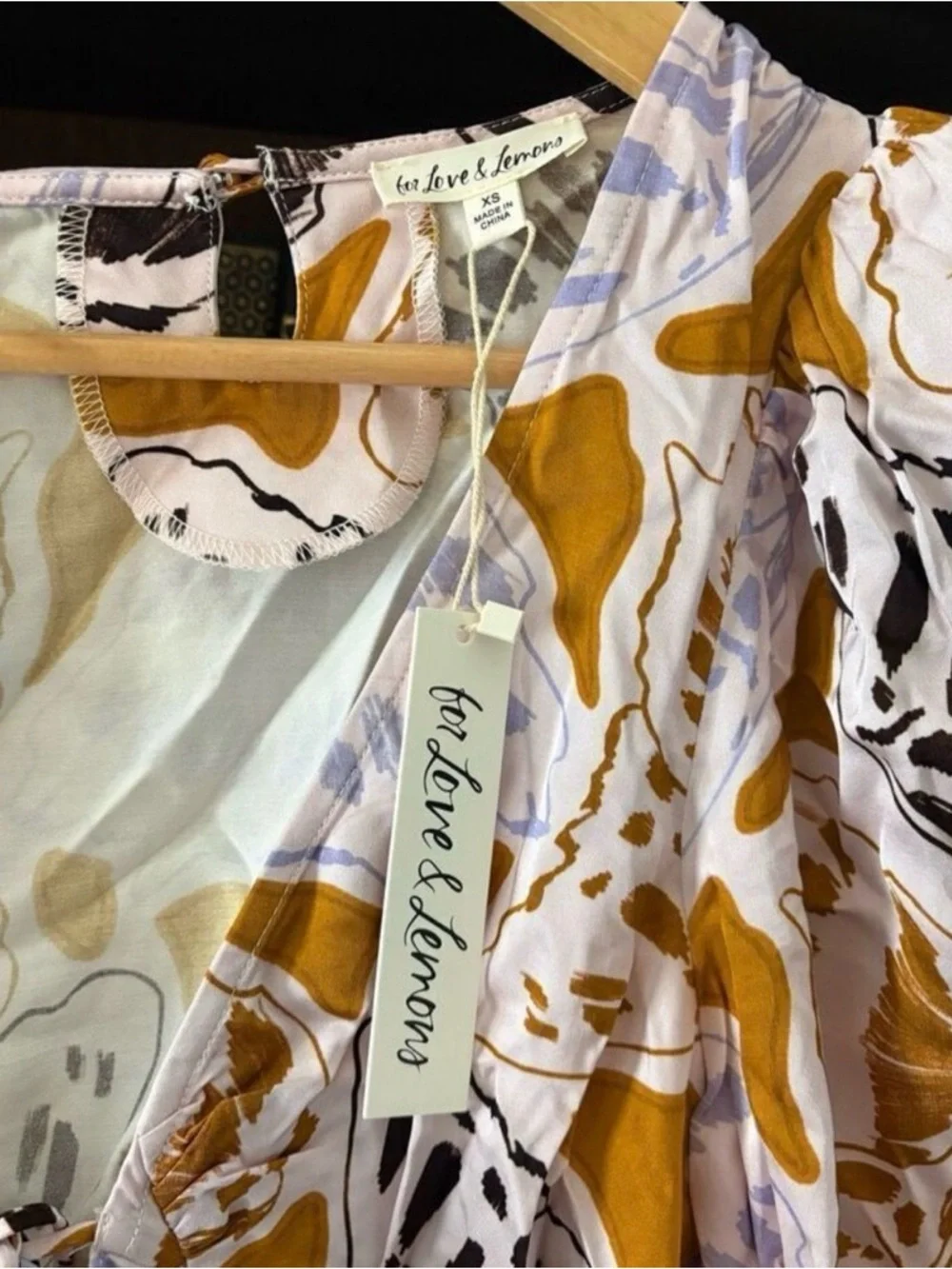 NWT For Love & Lemons Esmerelda Crop Top Size XS Revolve - Picture 4 of 4